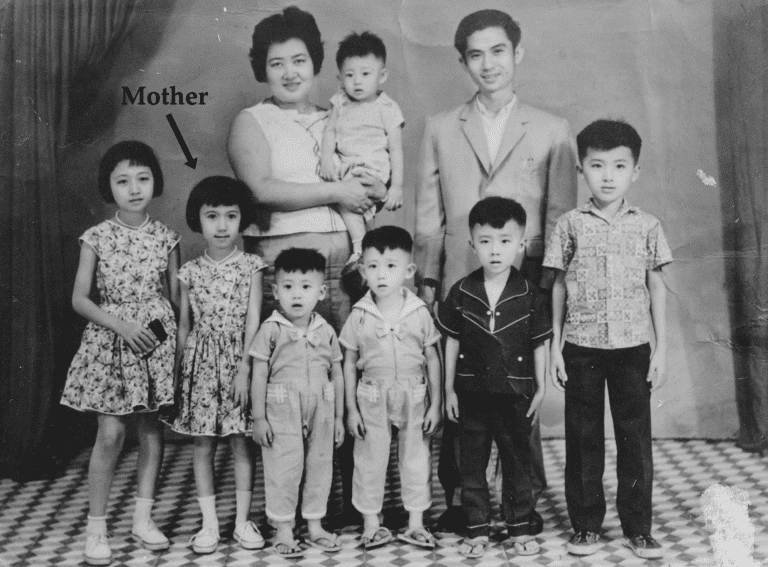 Ryan's Mother with Family