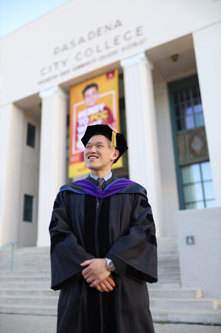 Law School Cap and Gown at PCC copy