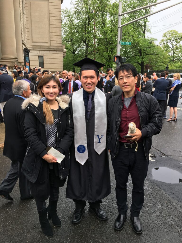 Yale College Graduation with Parents